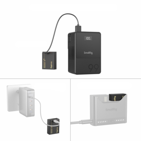 SmallRig 6099 - zamiennik, akumulator Fujifilm NP-W126S - przykład użycia